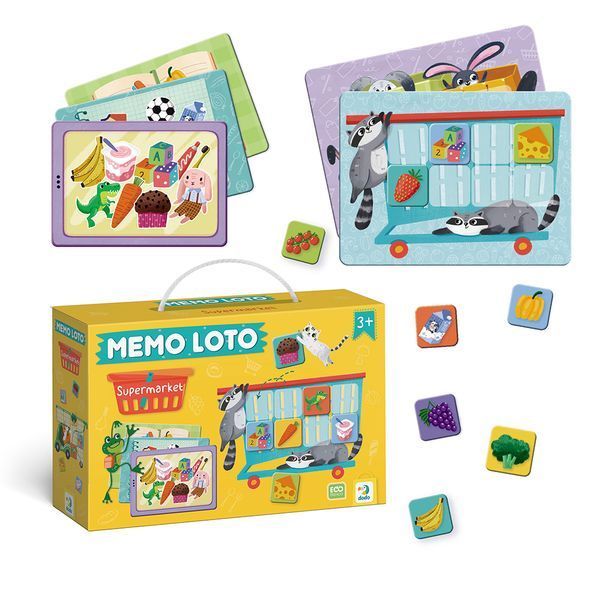 Настольная игра MEMOLOTO supermarket DODO 301228 фото