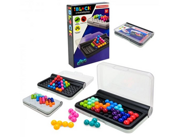 Головоломка серії "Create and Play" IBLOCK розвиток логіки 120 варіацій складання, Time Toys PL-724-110 фото