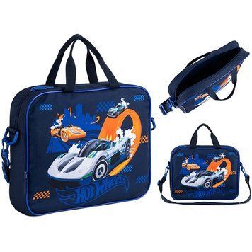 Шкільна текстильна сумка Kite Hot Wheels   HW25-589 фото